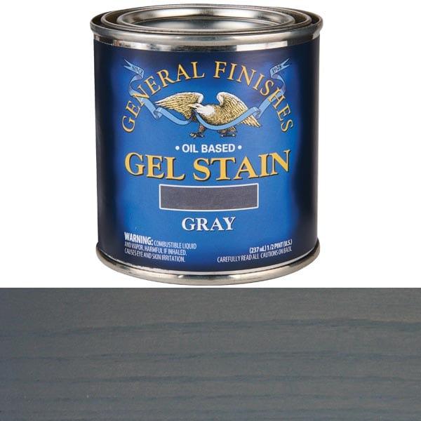 Gel Stain - Oil Based - Color:Gray - Size:8-oz